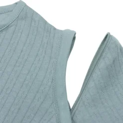 Jollein Slaapzak Zomer Met Afritsbare Mouw - 70 cm - Ajour Seagreen