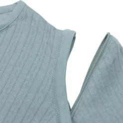 Jollein Slaapzak Zomer Met Afritsbare Mouw - 70 cm - Ajour Seagreen