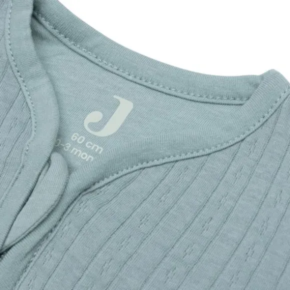 Jollein Slaapzak Zomer Met Afritsbare Mouw - 70 cm - Ajour Seagreen