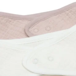 Jollein Slab Bandana Hydrofiel - Wild Rose / Oatmeal - 2 Stuks