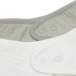 Jollein Slab Bandana Hydrofiel - Olive Green/Oatmeal - 2 Stuks