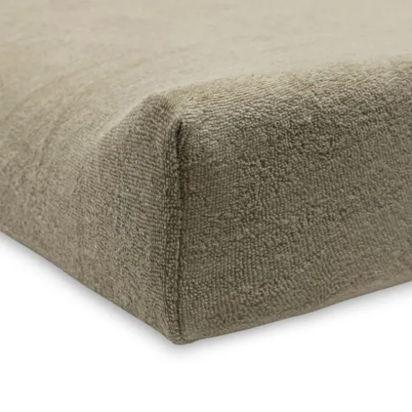 Jollein Terry Waskussenhoes - Badstof - 2 Stuks - Olive Green