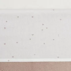 Jollein Twinkling Ledikantlaken - 120 x 150 cm - Wild Rose