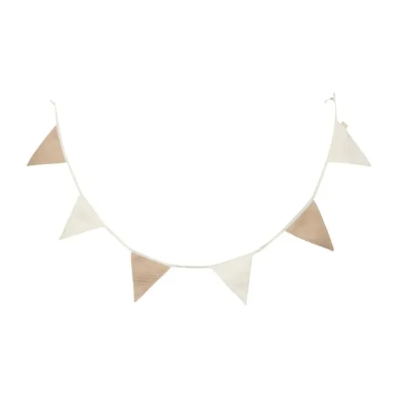 Jollein Vlaggenlijn - Biscuit/Ivory