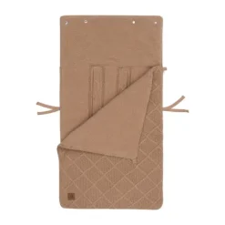 Jollein Voetenzak 3/5 Punts - Groep 0+ - Check Knit - Biscuit