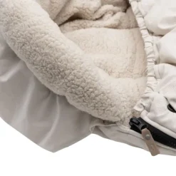 Jollein Voetenzak Buggy/Kinderwagen - Embossed - Milky Coffee