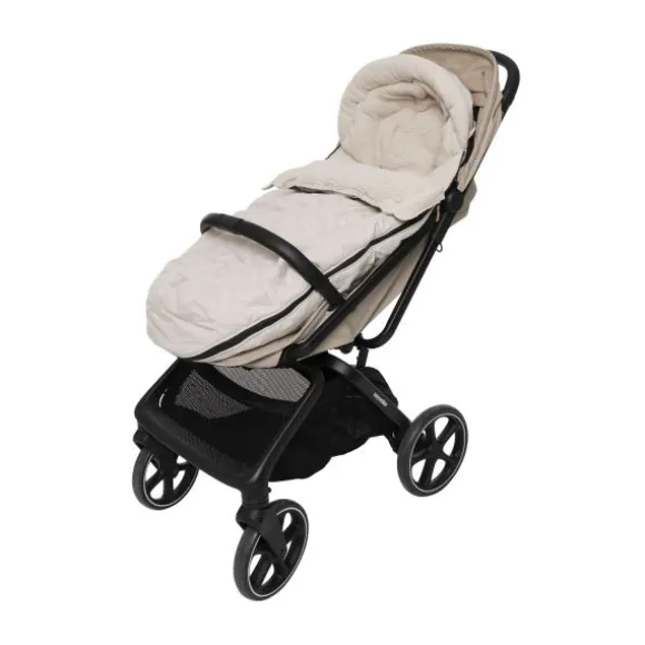 Jollein Voetenzak Buggy/Kinderwagen - Embossed - Milky Coffee