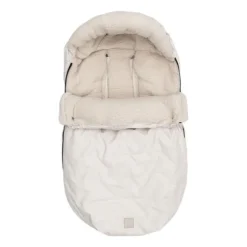 Jollein Voetenzak Groep 0+ 3/5 punts gordel - Embossed - Sand