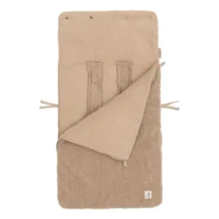 Jollein Voetenzak Groep 0+ 3/5‑Punts Gordel - Cloudy Rib - Oatmeal