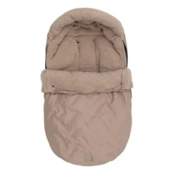 Jollein Voetenzak Groep 0+ 3/5‑Punts Gordel - Cloudy Rib - Oatmeal