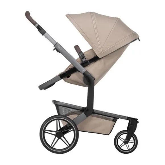 Joolz Day 5 Kinderwagen 4-in-1 - Stone Grey | Cybex Cloud T Plus Autostoeltje - Sepia Black | Cybex Base T - Black