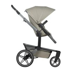 Joolz Day 5 Kinderwagen 4-in-1 - Stone Grey | Cybex Cloud T Plus Autostoeltje - Sepia Black | Cybex Base T - Black