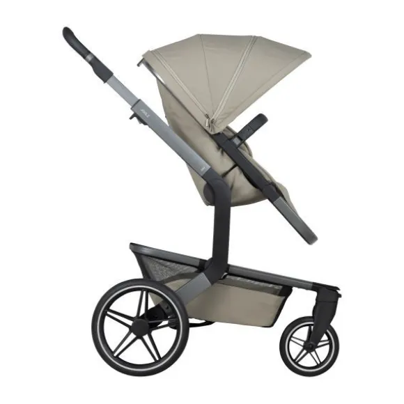 Joolz Day 5 Kinderwagen 4-in-1 - Stone Grey | Cybex Cloud T Plus Autostoeltje - Sepia Black | Cybex Base T - Black