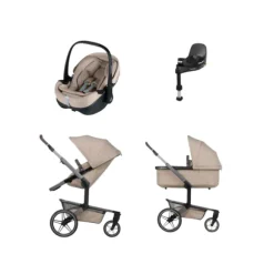 Joolz Day 5 Kinderwagen 4-in-1 - Forest Green | Joolz X Maxi-Cosi Pebble 360 Pro 2 Autostoeltje | Maxi-Cosi FamilyFix 360 Pro