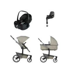 Joolz Day 5 Kinderwagen 4-in-1 - Forest Green | Joolz X Maxi-Cosi Pebble 360 Pro 2 Autostoeltje | Maxi-Cosi FamilyFix 360 Pro