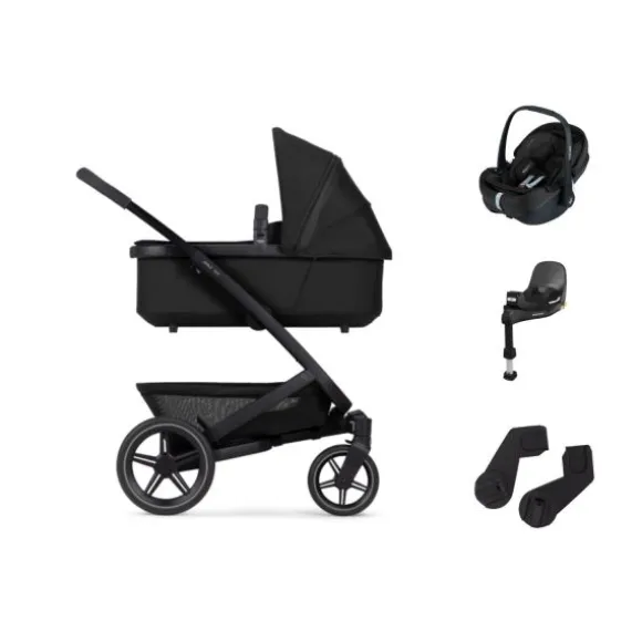 Joolz Geo 3 Kinderwagen - Sandy Taupe | Joolz X Maxi-Cosi Autostoeltje - Sandy Taupe | Maxi-Cosi FamilyFix 360 Pro
