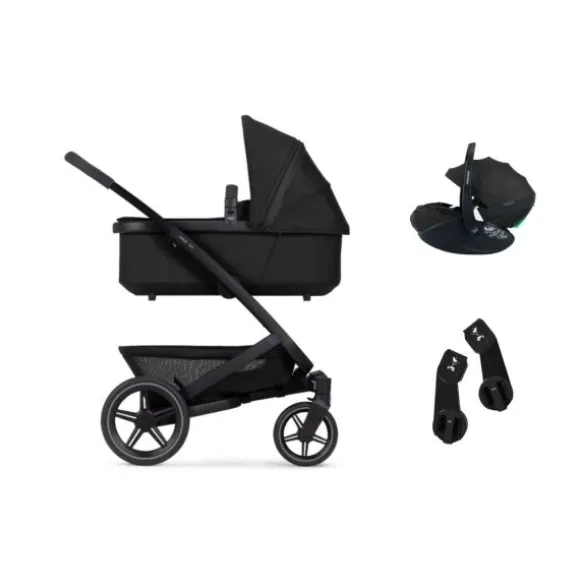 Joolz Geo 3 Kinderwagen - Stone Grey | Joolz X Maxi-Cosi Autostoeltje - Space Black | Autostoel adapters