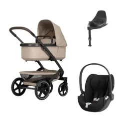 Joolz Geo 3 Kinderwagen 4-in-1 Sandy Taupe | Cybex Cloud T Plus Autostoeltje | Cybex Base T