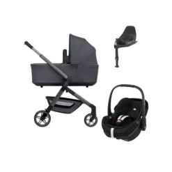 Joolz Hub 2 Kinderwagen 2-in-1 - Sandy Taupe | Joolz X Maxi-Cosi Pebble 360 Pro 2 Autostoeltje | Maxi-Cosi FamilyFix 360 Pro