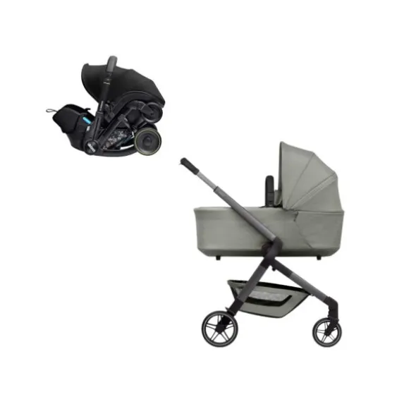 Joolz Hub 2 Kinderwagen 3-in-1 - Stone Grey | Doona X Autostoeltje
