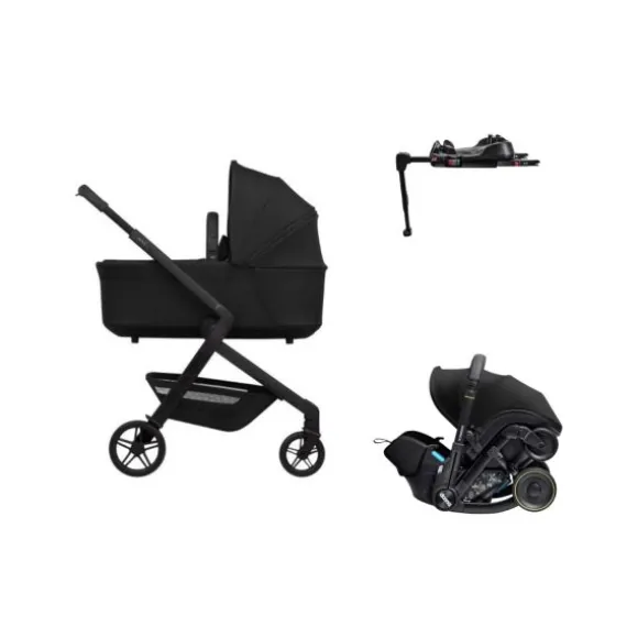 Joolz Hub 2 Kinderwagen 4-in-1 - Stone Grey | Doona X Autostoeltje | Doona X Isofix Base