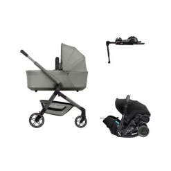 Joolz Hub 2 Kinderwagen 4-in-1 - Stone Grey | Doona X Autostoeltje | Doona X Isofix Base