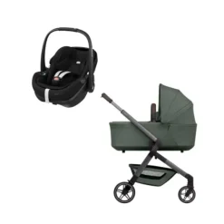 Joolz Hub 2 Kinderwagen 2-in-1 - Stone Grey | Joolz X Maxi-Cosi Pebble 360 Pro 2 Autostoeltje