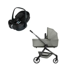 Joolz Hub 2 Kinderwagen 2-in-1 - Stone Grey | Joolz X Maxi-Cosi Pebble 360 Pro 2 Autostoeltje