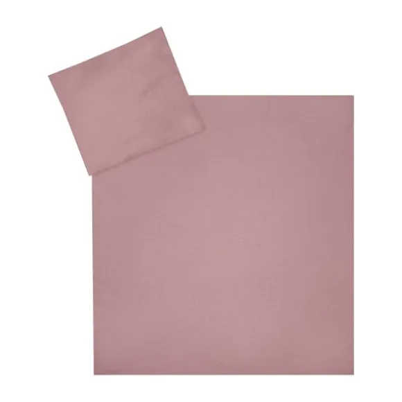 Julius Zöllner Dekbedovertrekset - Uni Red Earth - 80x80 cm + 35x40 cm