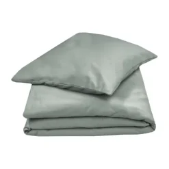 Julius Zöllner Dekbedovertrekset - Uni Red Earth - 80x80 cm + 35x40 cm