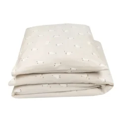 Julius Zöllner Dekbedovertrekset - Uni Red Earth - 80x80 cm + 35x40 cm