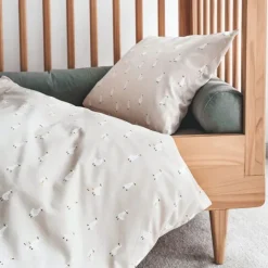 Julius Zöllner Dekbedovertrekset - Uni Red Earth - 80x80 cm + 35x40 cm