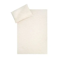 Julius Zöllner Dekbedovertrekset - Uni Red Earth - 80x80 cm + 35x40 cm