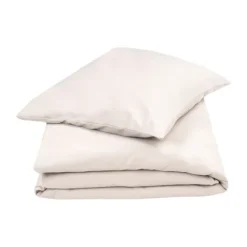 Julius Zöllner Dekbedovertrekset - Uni Red Earth - 80x80 cm + 35x40 cm