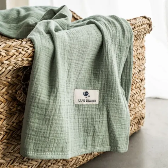 Julius Zöllner Muslin Wiegdeken - Sand - 70×100 cm