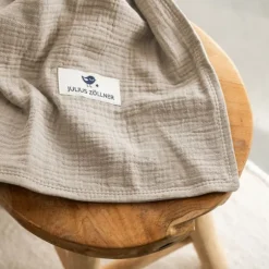 Julius Zöllner Muslin Wiegdeken - Sand - 70×100 cm