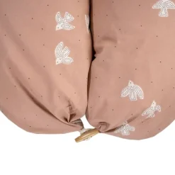 Julius Zöllner Organic Voedingskussen Nappi – Roze – Birdy – 190 cm