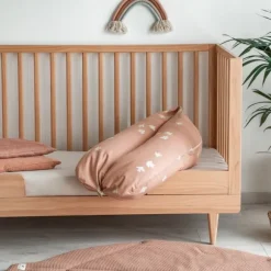 Julius Zöllner Organic Voedingskussen Nappi – Roze – Birdy – 190 cm