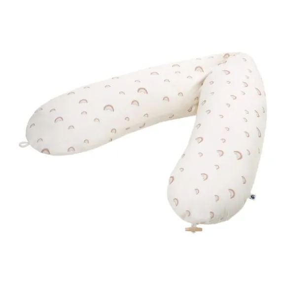 Julius Zöllner Organic Voedingskussen Nappi – Roze – Birdy – 190 cm