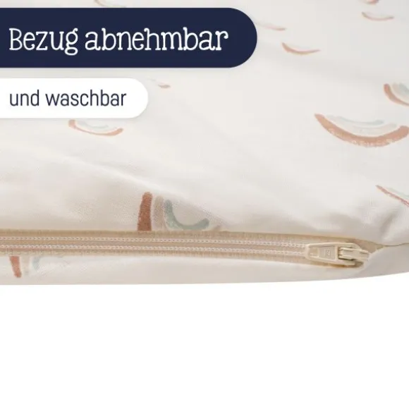 Julius Zöllner Organic Voedingskussen Nappi – Roze – Birdy – 190 cm