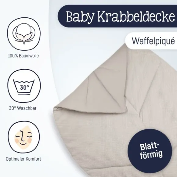 Julius Zöllner Speelmat - Waffelpiqué - Seashell - 170x110 cm