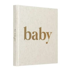 Kidooz Baby Mijn Eerste Jaar Boek Linnen Goudfolie