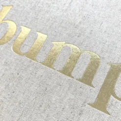 Kidooz Bump Mijn Negen Maanden Boek Linnen Goudfolie