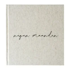 Kidooz Mijn Negen Maanden Boek Linnen Earth