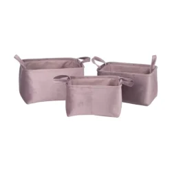 KidsDepot Billie Opbergmanden Lavendel 3 stuks