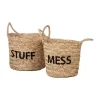 KidsDepot Messy en Stuff Opbergmand Black