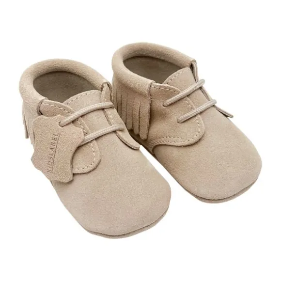 Kidslabel Fringe Babyschoentjes - Beige