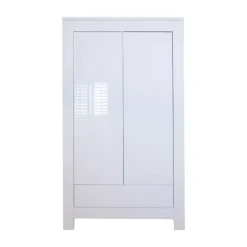 Kidsmill Alaska Hoogglans 2-Deurs Kledingkast Wit