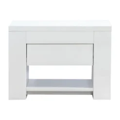 Kidsmill Alaska Nachtkastje Wit Hoogglans