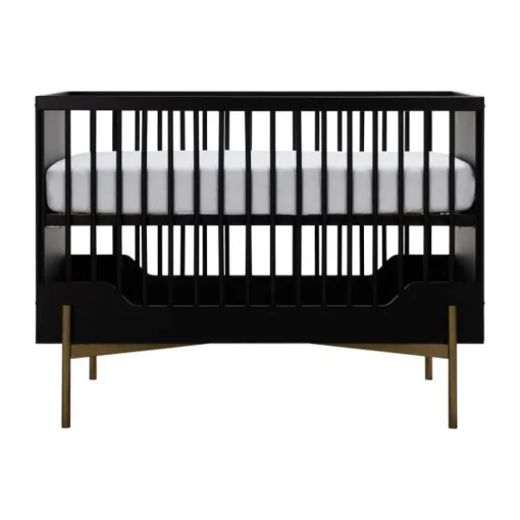 Kidsmill Boutique Babybed Zwart / Brass 60 x 120 cm